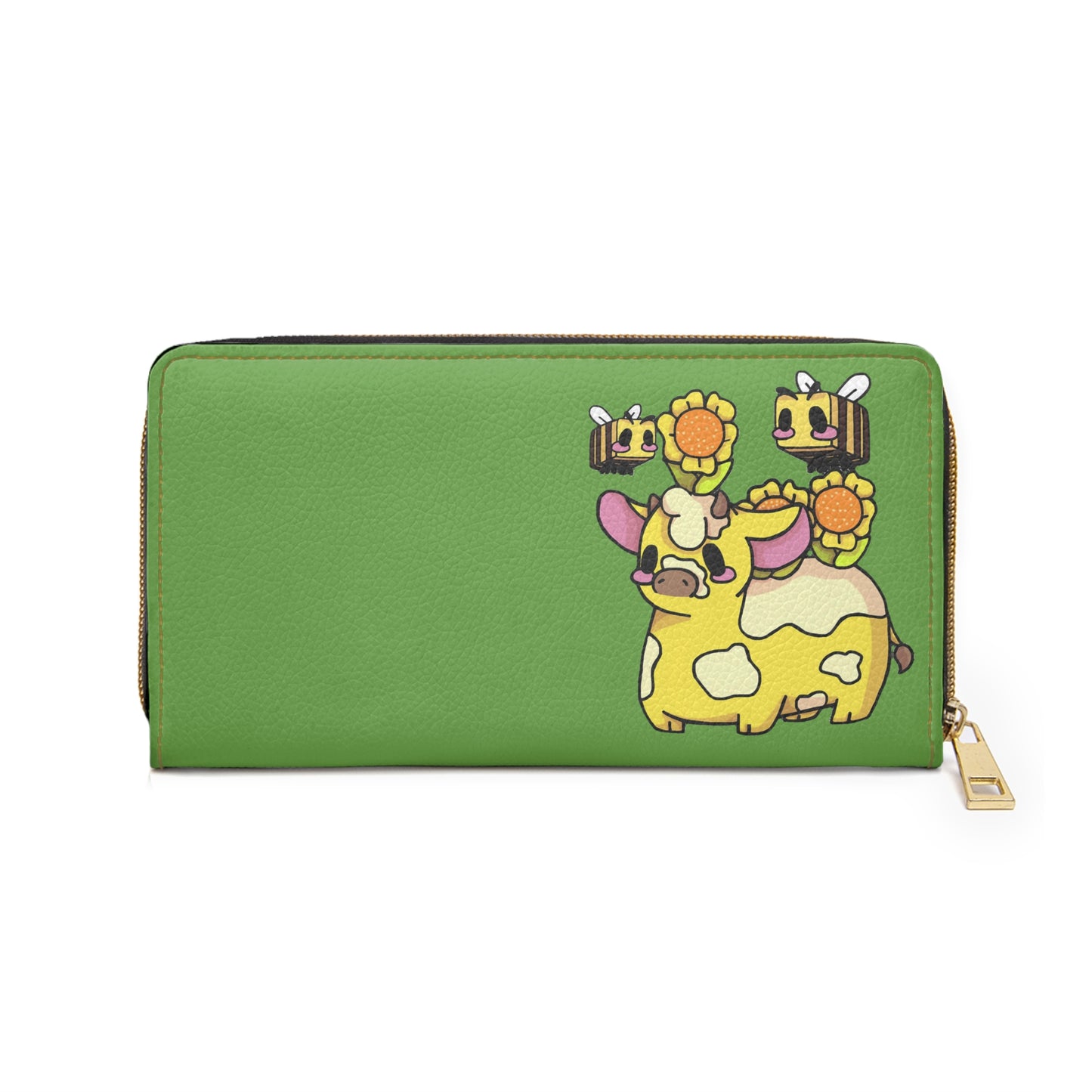 Captain AFAB - Moo Bloom Zipper Wallet