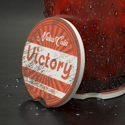 Victory Style Soapstone Car Coaster - Differently Normal