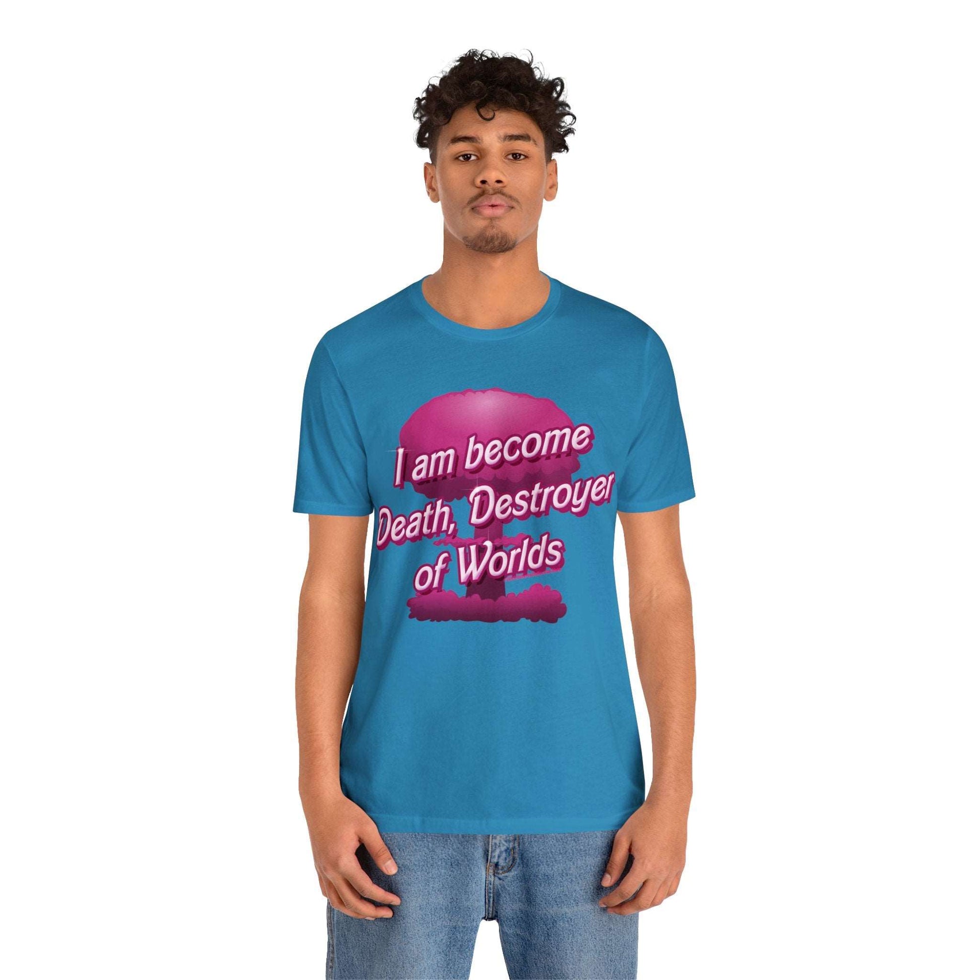 Barbenheimer Pink Iconic Doll Nuke Explosion Tee - Differently Normal