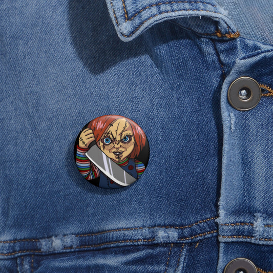 Captain AFAB - Chucky Fan Art Pin Button