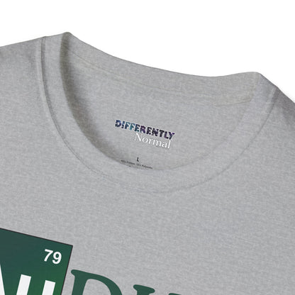 AuDHD Gold - Breaking Bad Parody Unisex T-Shirt - Differently Normal