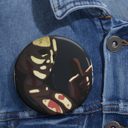 Captain AFAB - Michael Myers Fan Art Pin Button