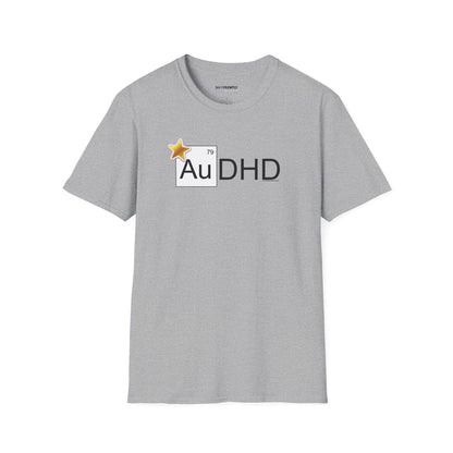 AuDHD Gold Star Unisex T-Shirt - Differently Normal