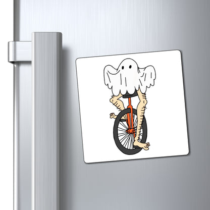 Captain AFAB - Leggy Ghost Unicycle Magnet