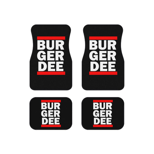 BurGer Dee Car Mats (Set of 4) - Wallace Print Solutions