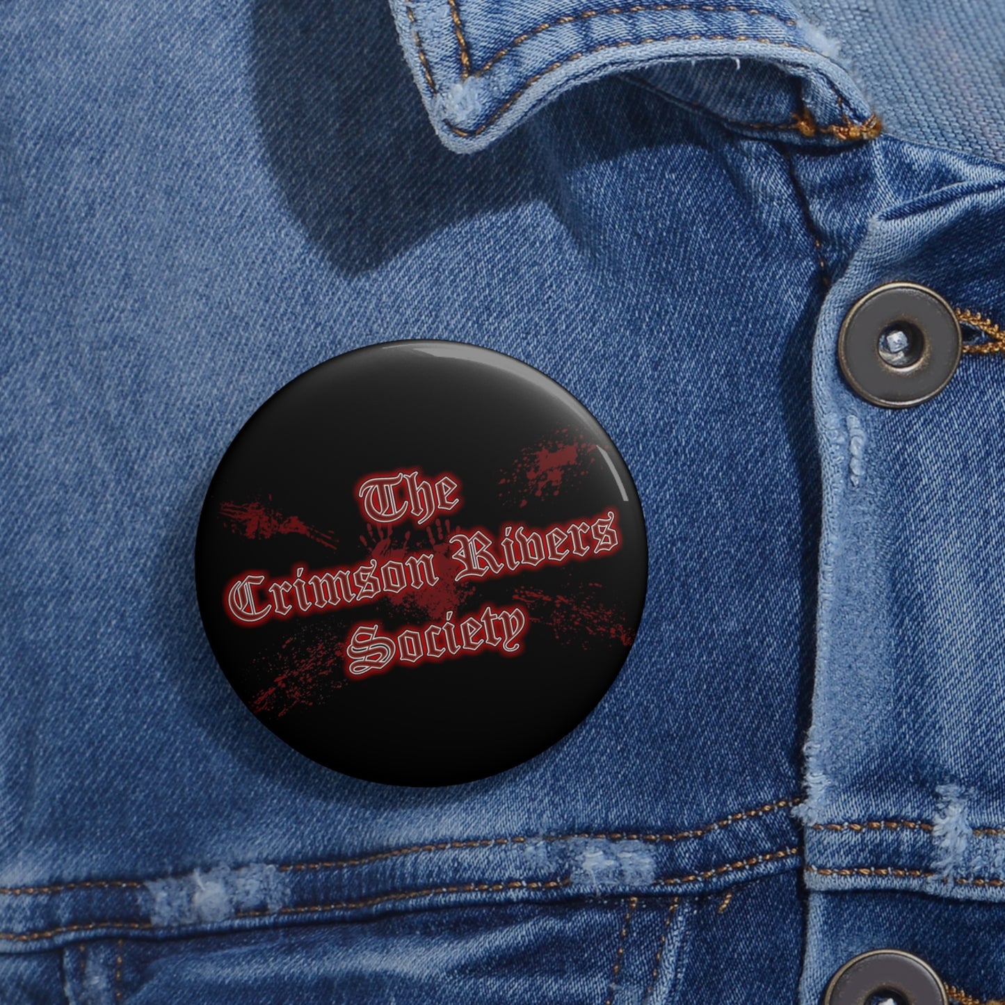 TCRS Custom Pin Button - Wallace Print Solutions