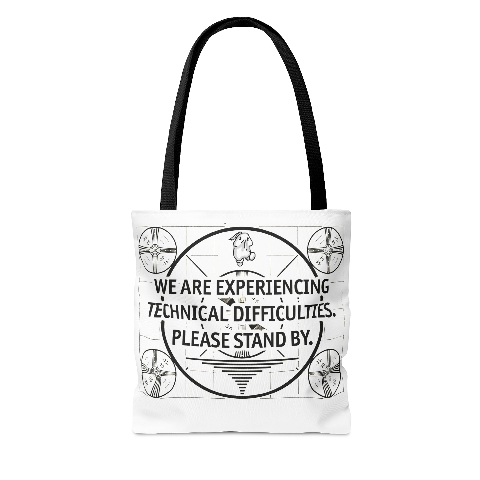 Bob the Micropeen - We Are Experiencing Technical Difficulties Tote Bag - Wallace Print Solutions