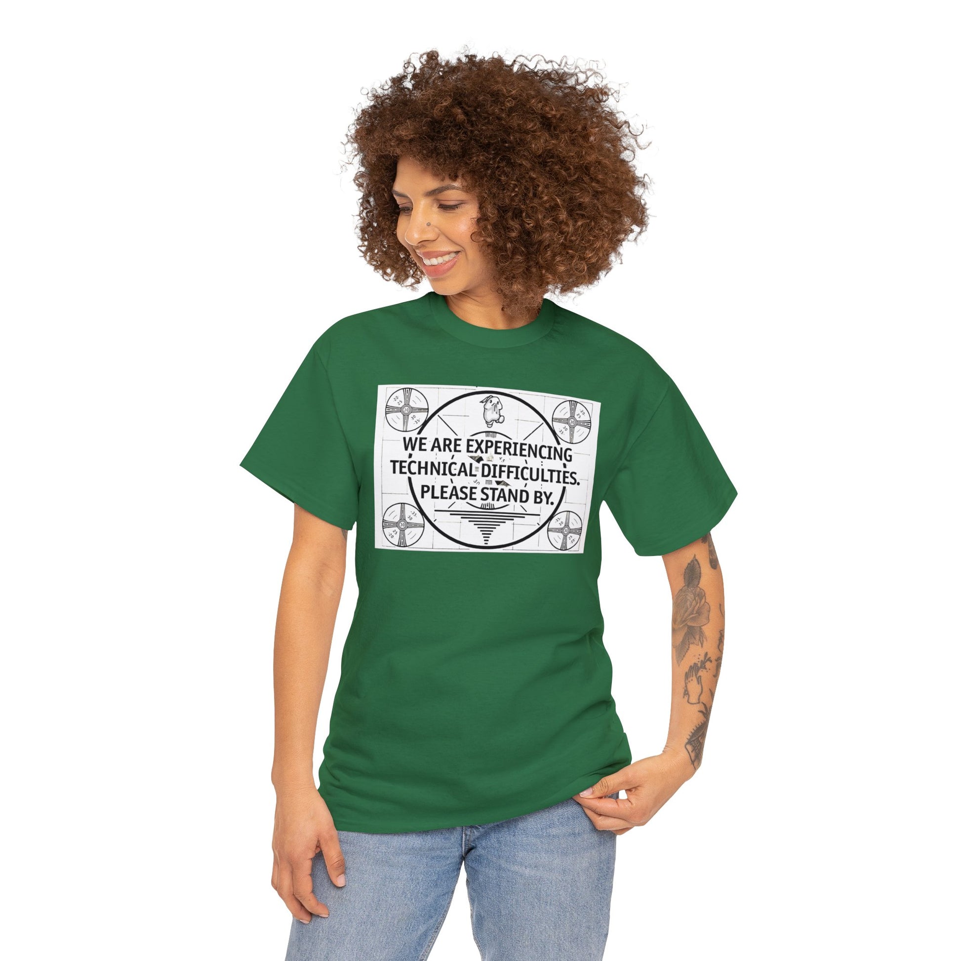 Bob the Micropeen - We Are Experiencing Technical Difficulties Unisex Plus Size T-Shirt - Wallace Print Solutions