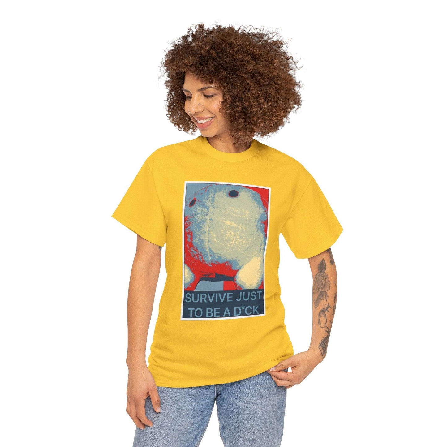 Bob the Micropeen - Survive Just to be a Dick Plus Size Unisex T-Shirt