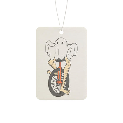 Captain AFAB - Leggy Ghost Unicycle Car Air Freshener