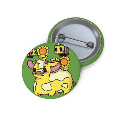 Captain AFAB - Moo Bloom Pin Button