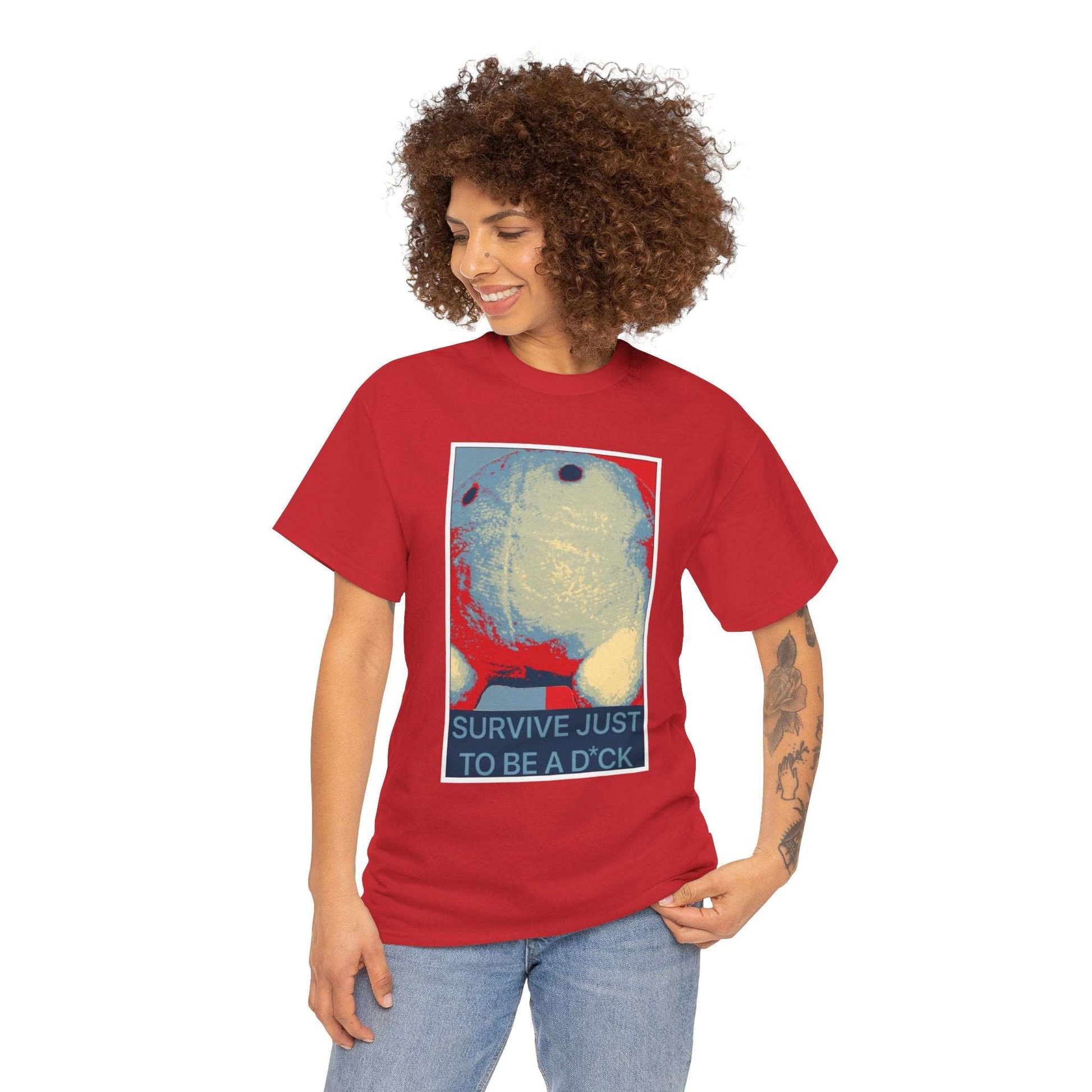 Bob the Micropeen - Survive Just to be a Dick Plus Size Unisex T-Shirt