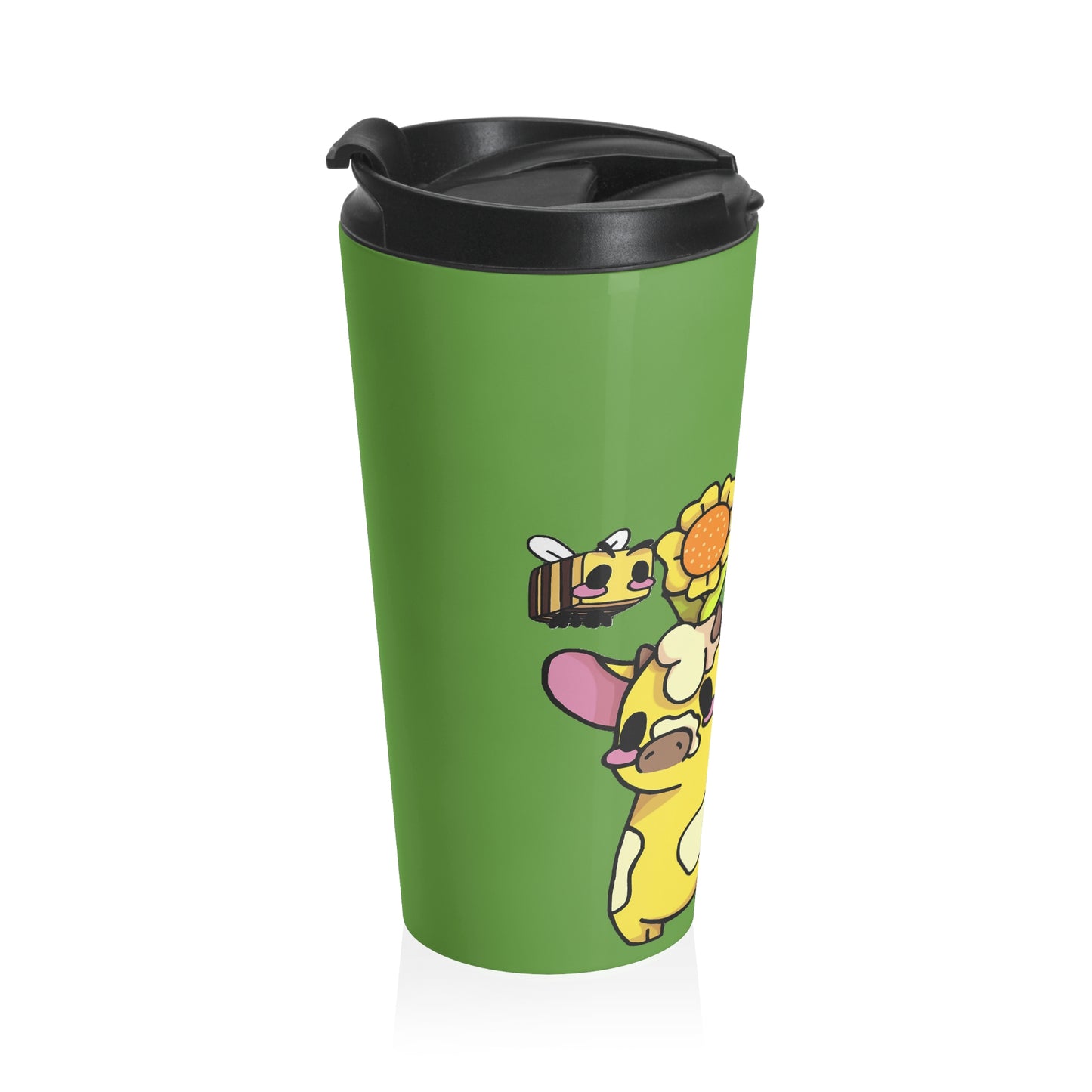 Captain AFAB - Moo Bloom Stainless Steel Travel Mug