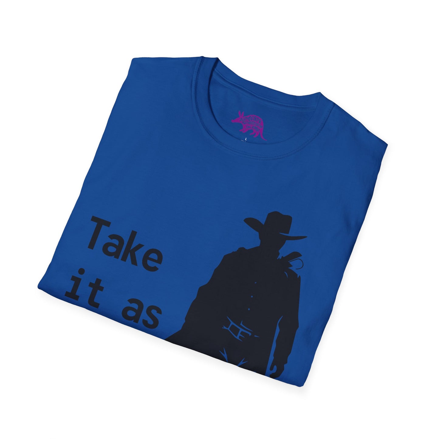 Cowboy Ghoul "Take it As it Comes" Unisex T-Shirt by Differently Normal - Wallace Print Solutions