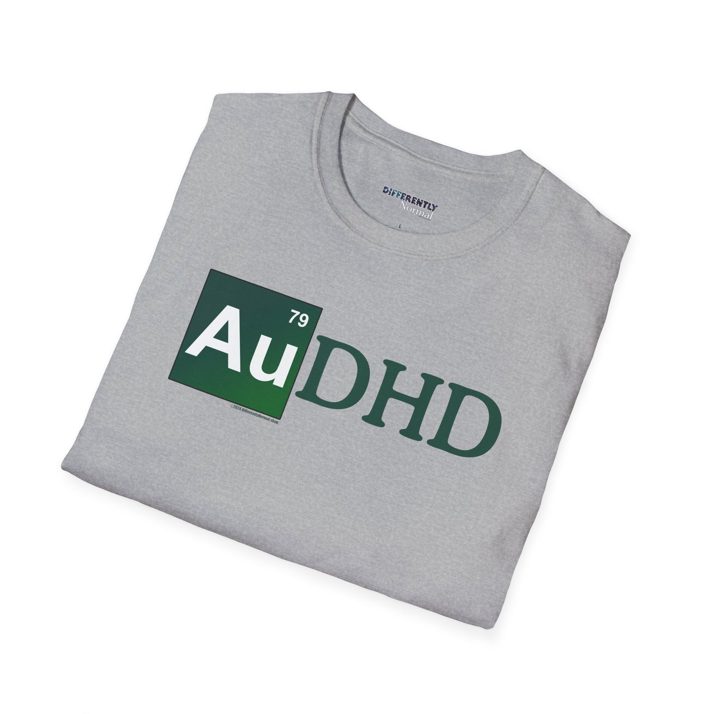 AuDHD Gold - Breaking Bad Parody Unisex T-Shirt - Differently Normal