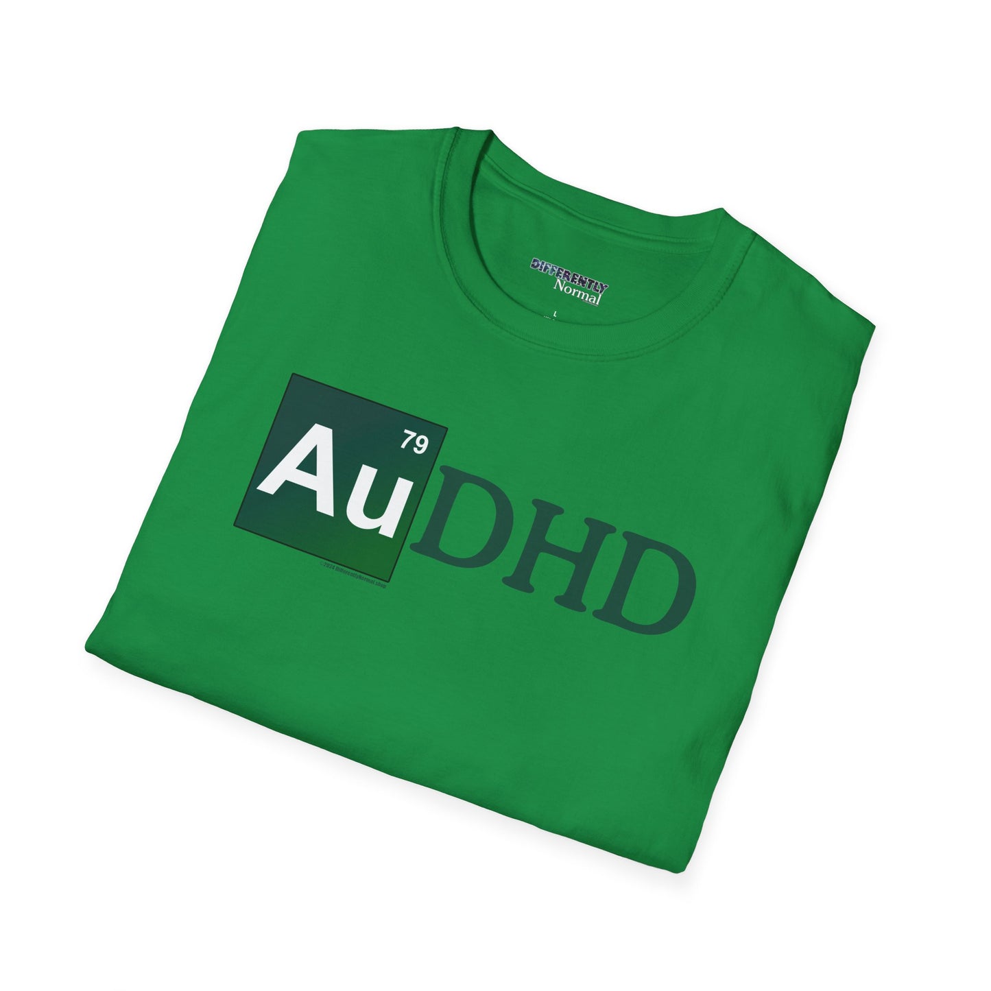 AuDHD Gold - Breaking Bad Parody Unisex T-Shirt - Differently Normal