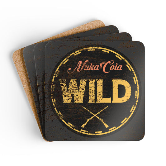 Wild Style Corkwood Coaster Set - Differently Normal