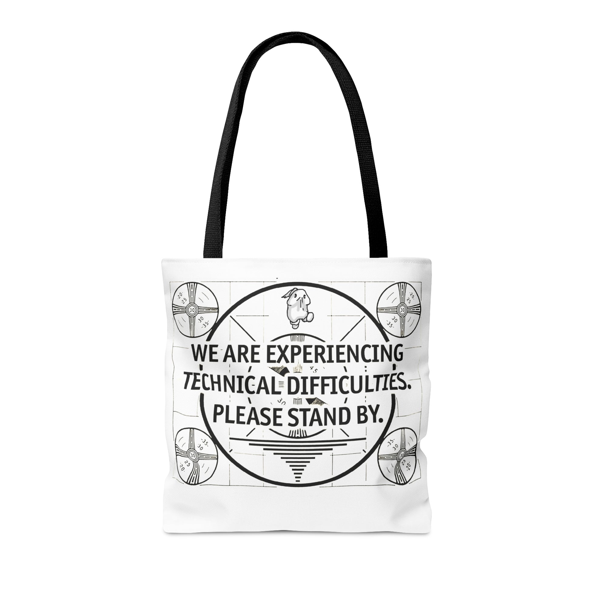 Bob the Micropeen - We Are Experiencing Technical Difficulties Tote Bag - Wallace Print Solutions