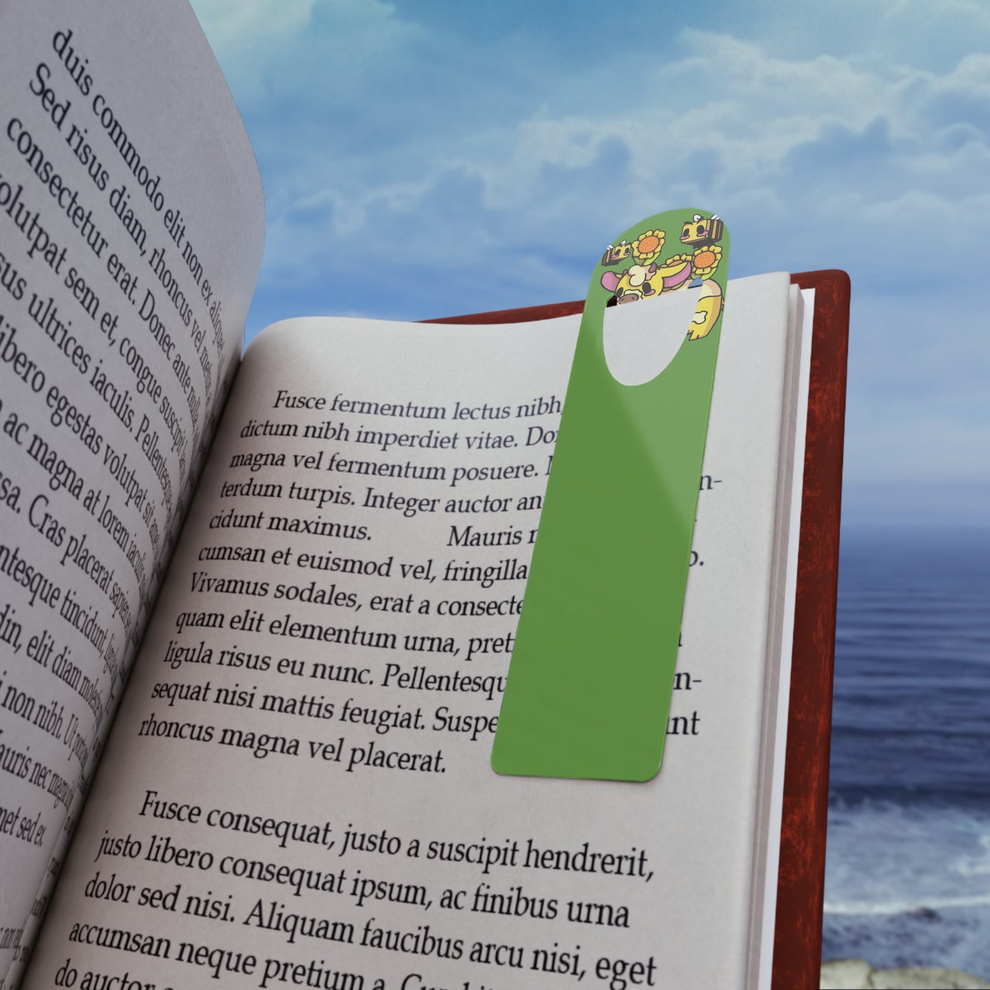 Captain AFAB - Moo Bloom Aluminum Bookmark