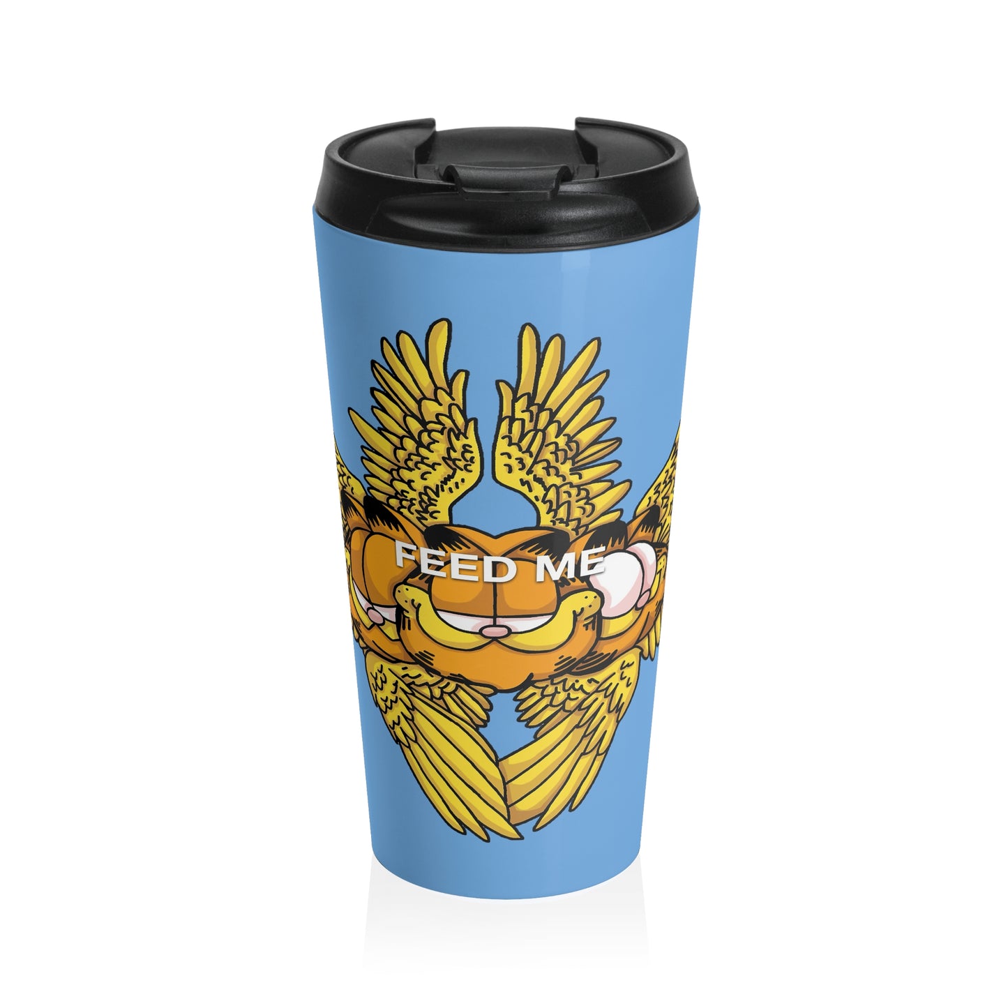 Captain AFAB - Biblically Accurate Fat Cat Stainless Steel Travel Mug