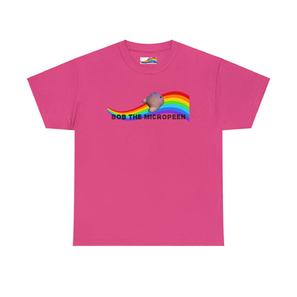 Bob the Micropeen - Rainbow Little Guy Plus Size Unisex T-Shirt - Wallace Print Solutions