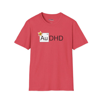 AuDHD Gold Star Unisex T-Shirt - Differently Normal