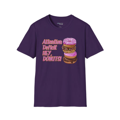 Attention Deficit HEY, DONUTS! Unisex T-Shirt - Differently Normal