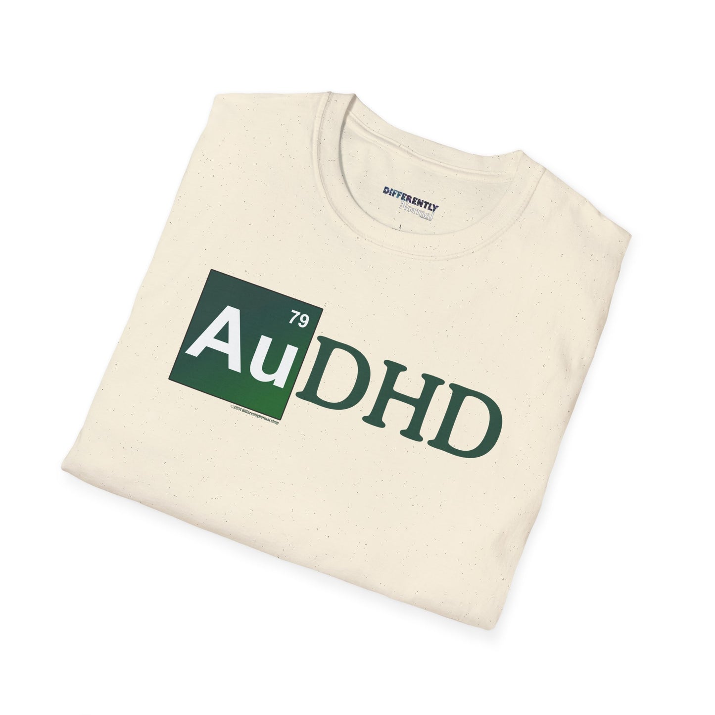 AuDHD Gold - Breaking Bad Parody Unisex T-Shirt - Differently Normal