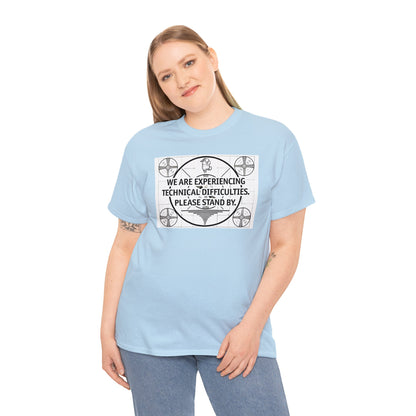 Bob the Micropeen - We Are Experiencing Technical Difficulties Unisex Plus Size T-Shirt - Wallace Print Solutions