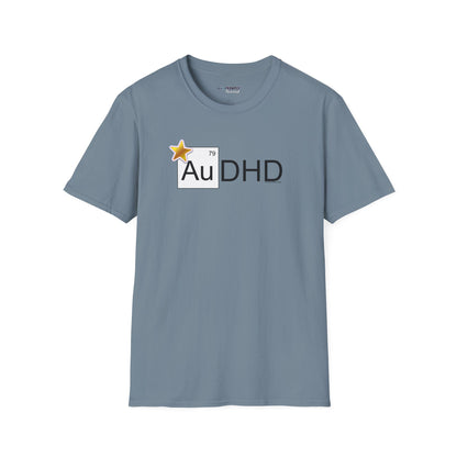 AuDHD Gold Star Unisex T-Shirt - Differently Normal