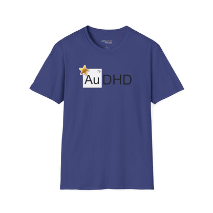 AuDHD Gold Star Unisex T-Shirt - Differently Normal