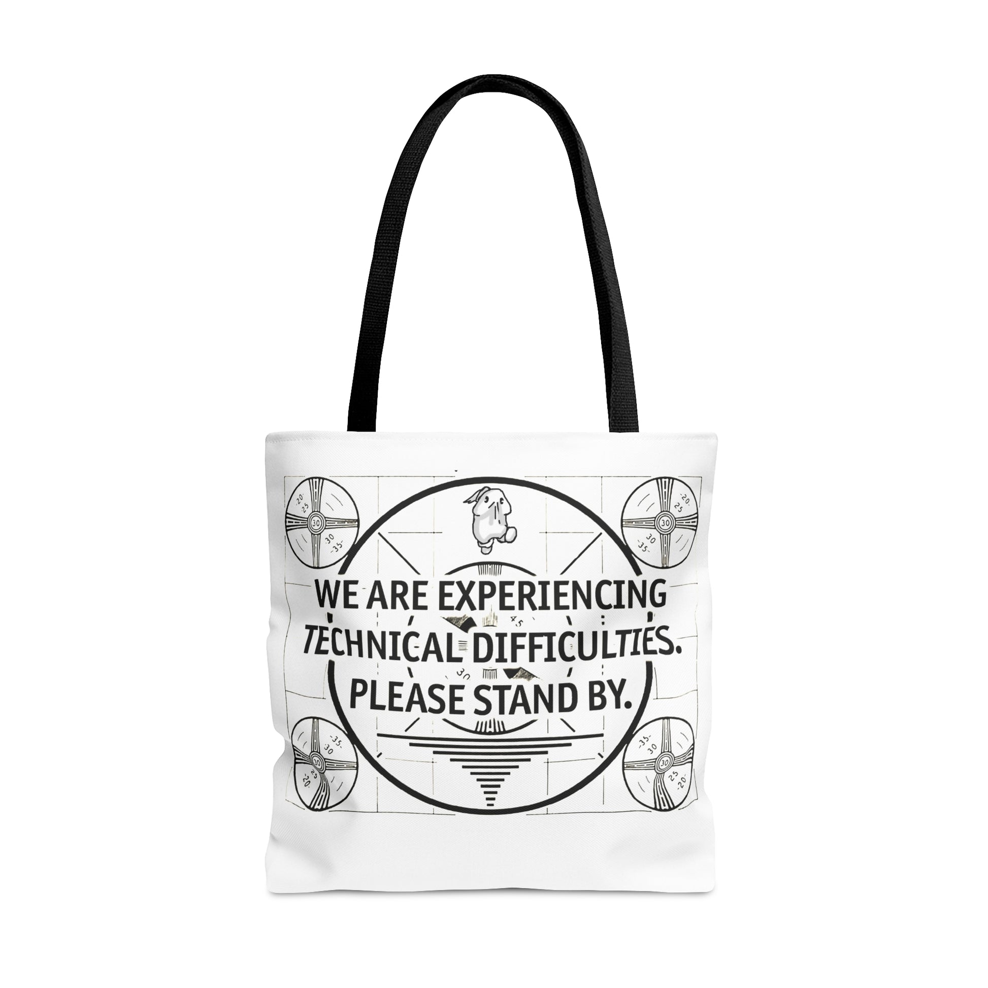 Bob the Micropeen - We Are Experiencing Technical Difficulties Tote Bag - Wallace Print Solutions