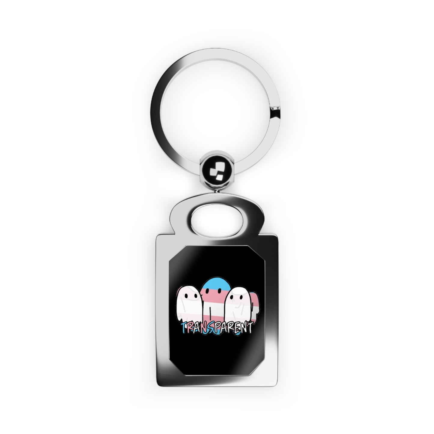 Captain AFAB - TRANSParent Rectangle Photo Keyring