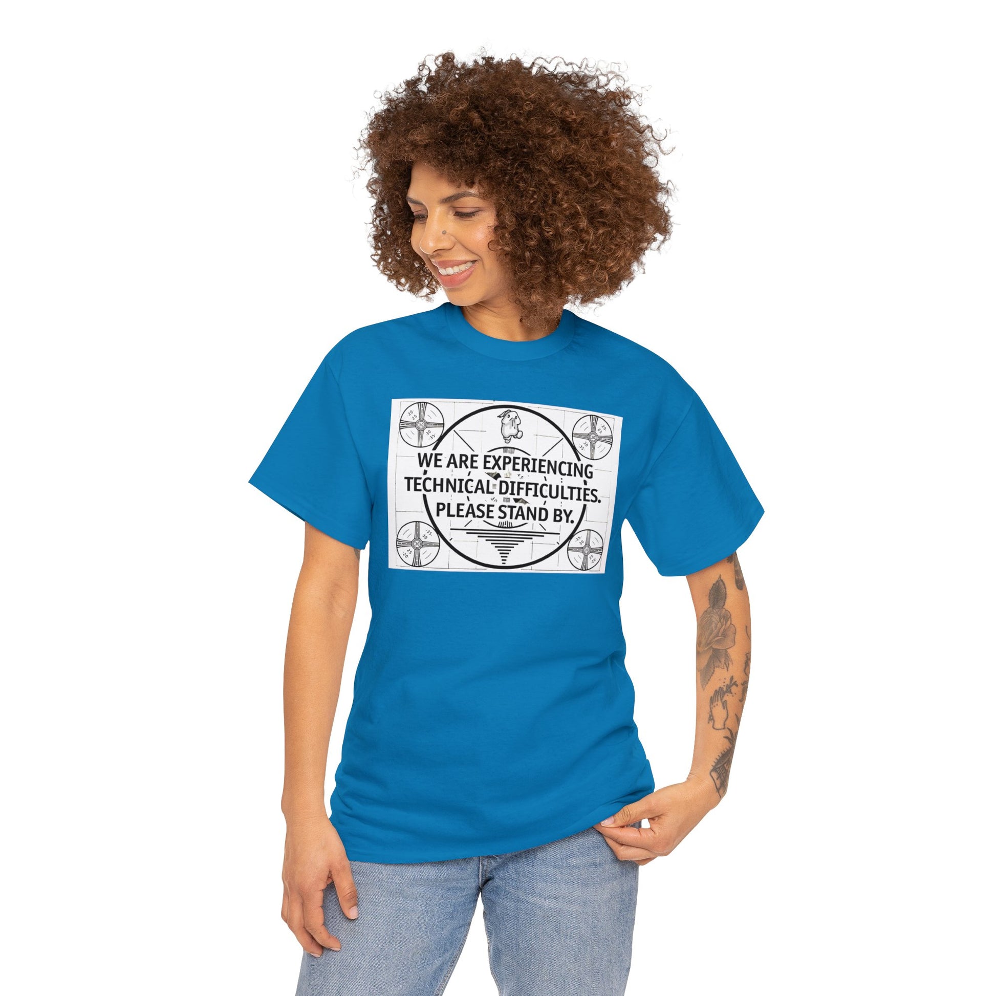 Bob the Micropeen - We Are Experiencing Technical Difficulties Unisex Plus Size T-Shirt - Wallace Print Solutions