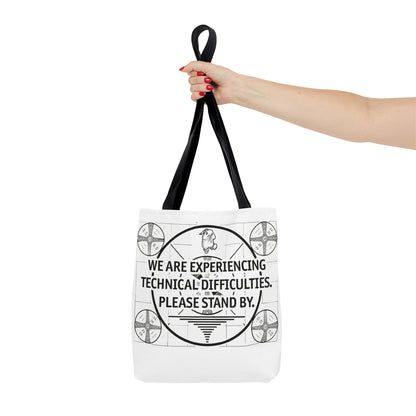 Bob the Micropeen - We Are Experiencing Technical Difficulties Tote Bag - Wallace Print Solutions