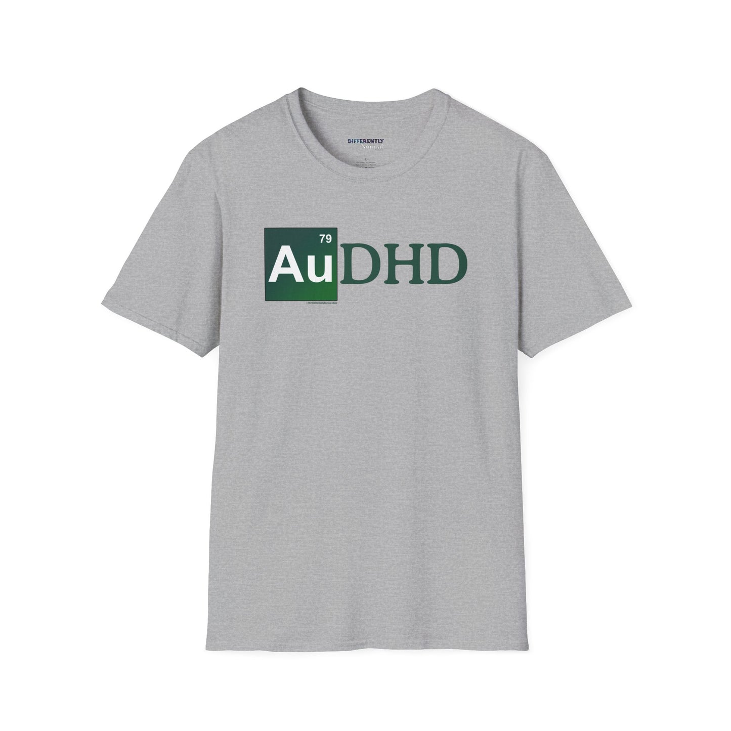 AuDHD Gold - Breaking Bad Parody Unisex T-Shirt - Differently Normal