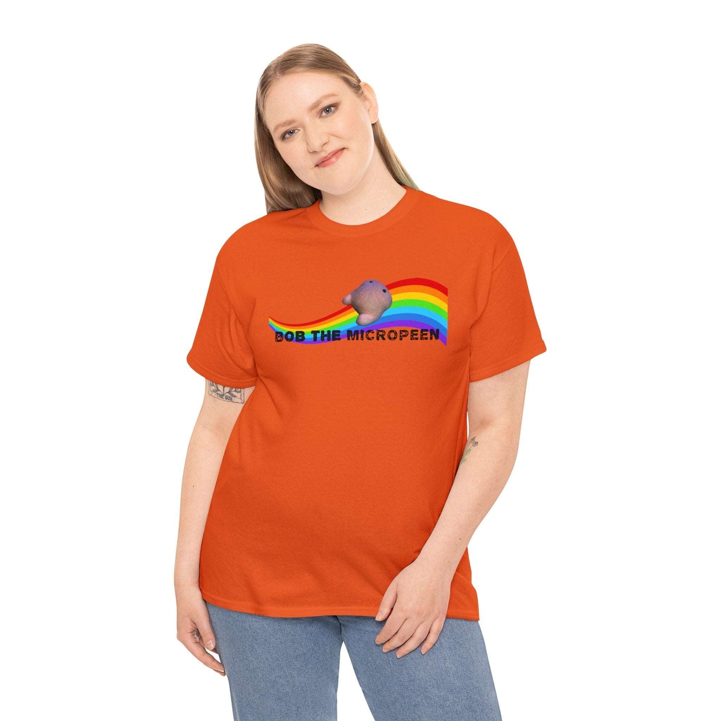 Bob the Micropeen - Rainbow Little Guy Plus Size Unisex T-Shirt