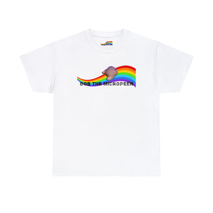 Bob the Micropeen - Rainbow Little Guy Plus Size Unisex T-Shirt - Wallace Print Solutions