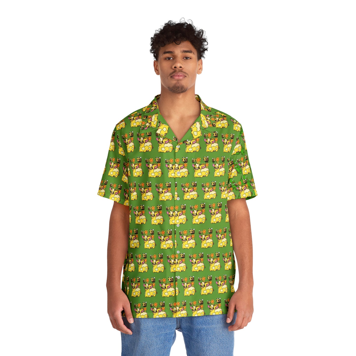 Captain AFAB - Moo Bloom Hawaiian Shirt