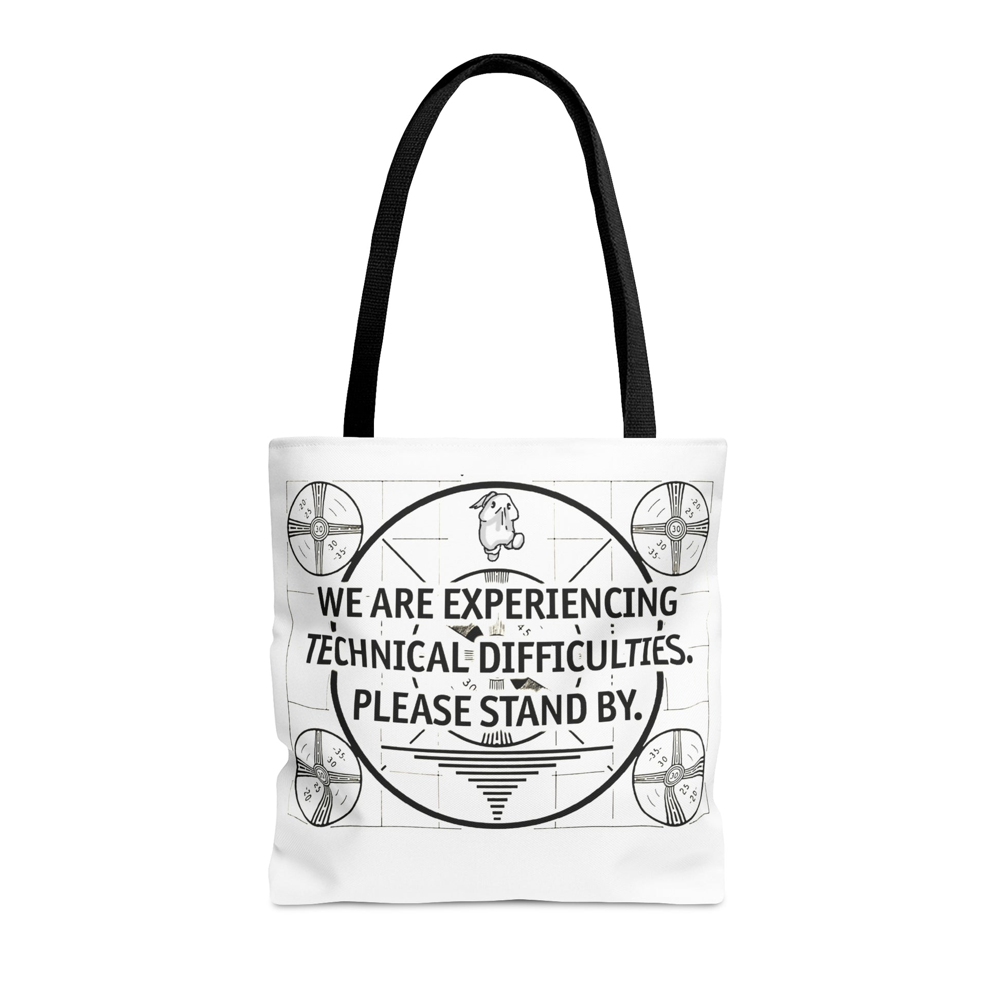 Bob the Micropeen - We Are Experiencing Technical Difficulties Tote Bag - Wallace Print Solutions