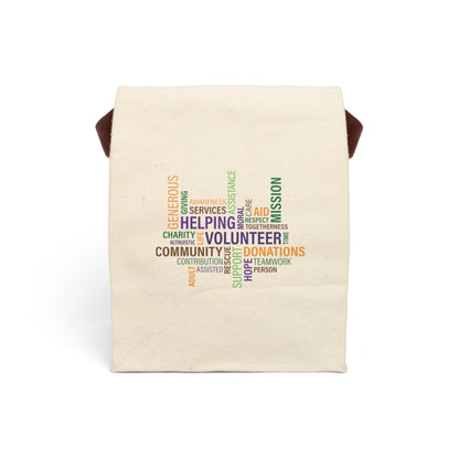 Canvas Lunch Bag With Strap - Fundraiser Options