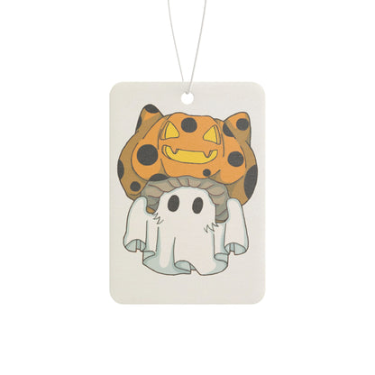 Captain AFAB - Kitty Jack-O-Lantern Ghost Car Air Freshener