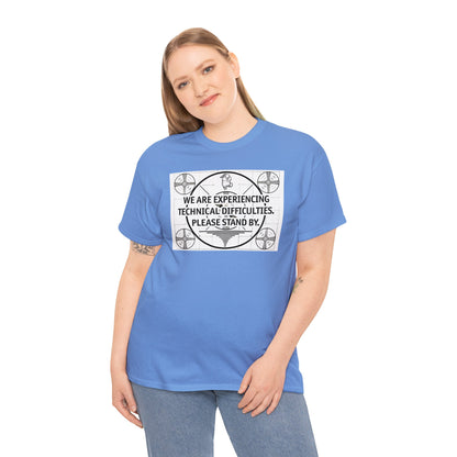 Bob the Micropeen - We Are Experiencing Technical Difficulties Unisex Plus Size T-Shirt - Wallace Print Solutions