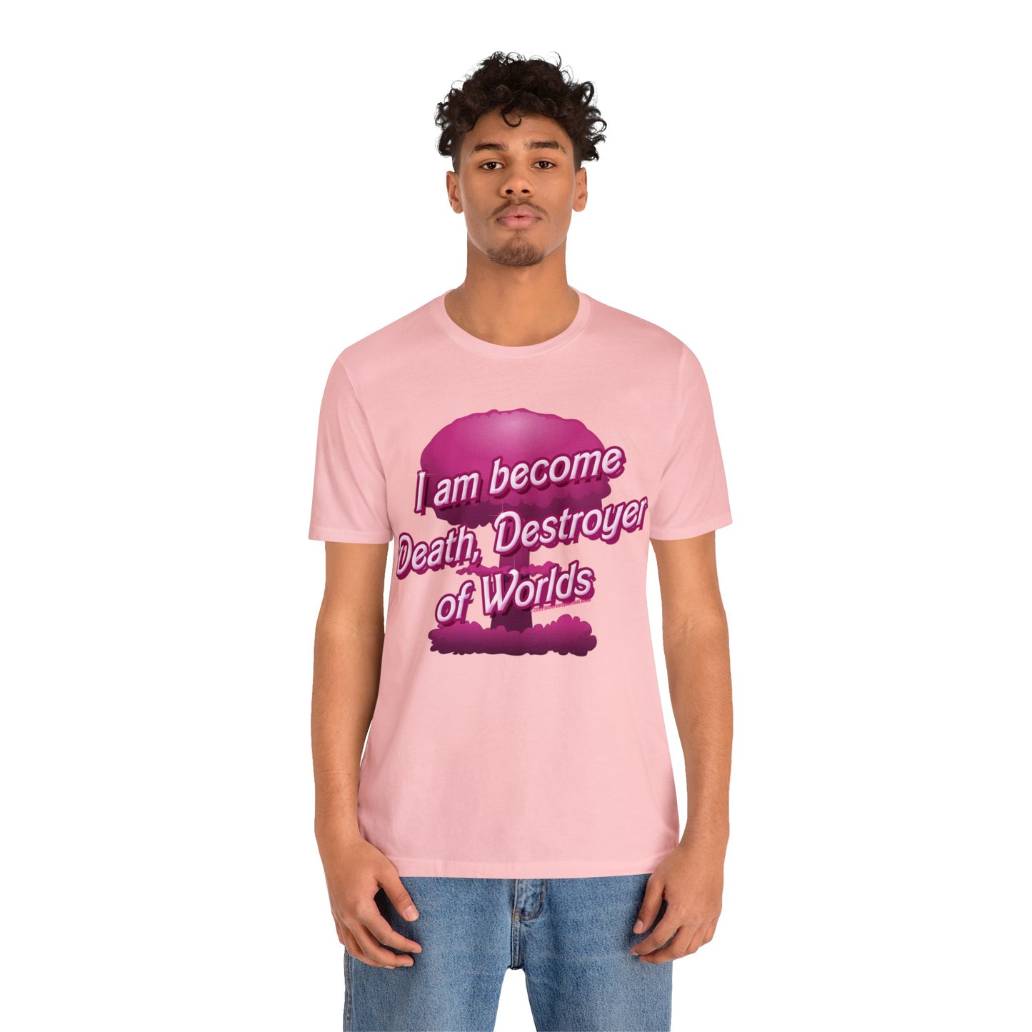 Barbenheimer Pink Iconic Doll Nuke Explosion Tee - Differently Normal - Wallace Print Solutions