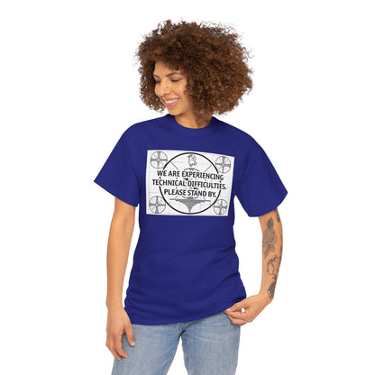 Bob the Micropeen - We Are Experiencing Technical Difficulties Unisex Plus Size T-Shirt - Wallace Print Solutions