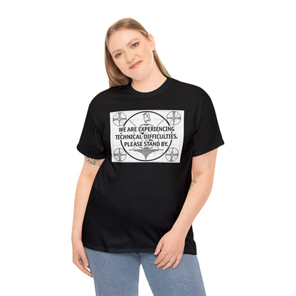 Bob the Micropeen - We Are Experiencing Technical Difficulties Unisex Plus Size T-Shirt - Wallace Print Solutions