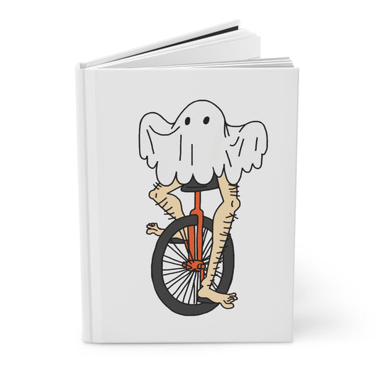 Captain AFAB - Leggy Ghost Unicycle Journal Matte