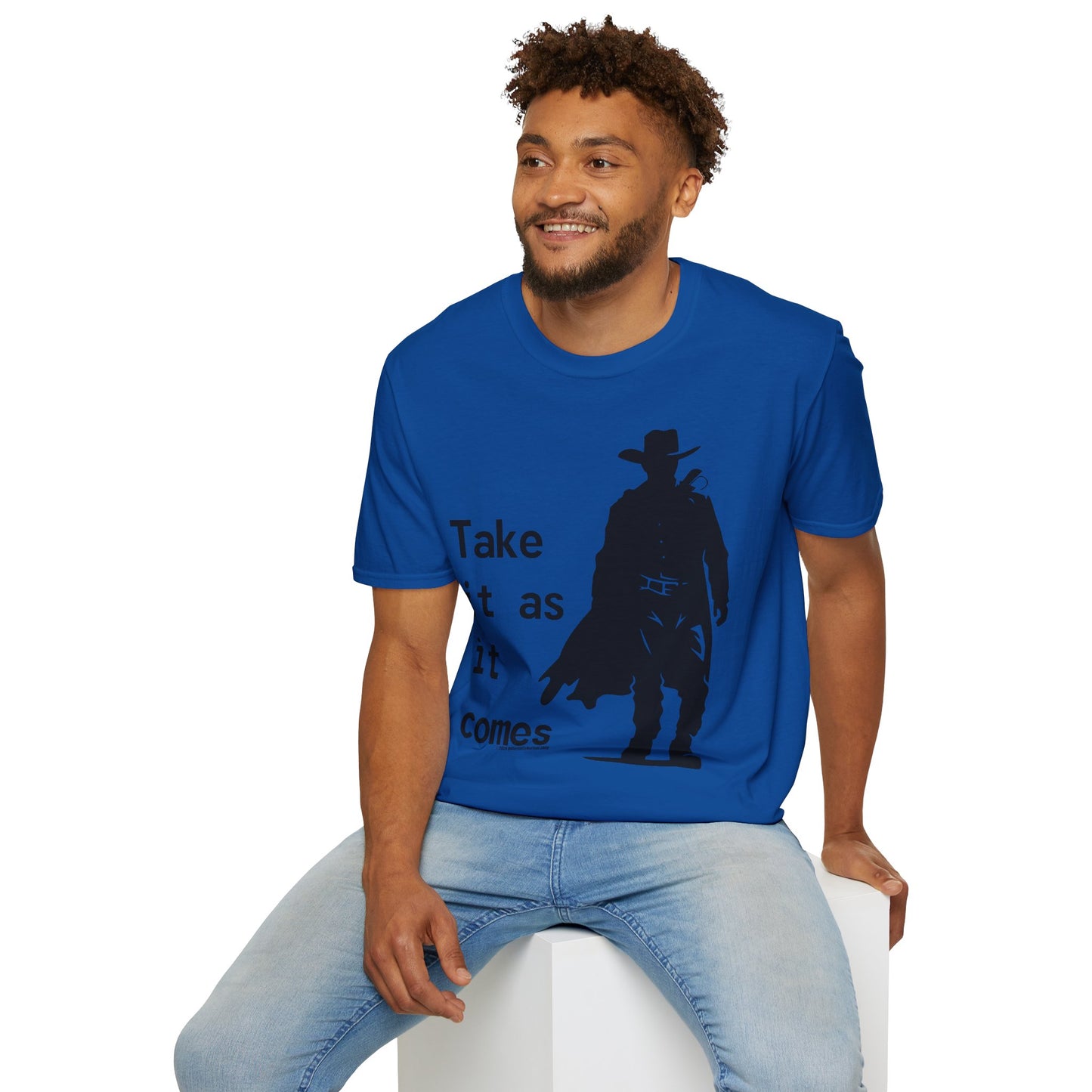 Cowboy Ghoul "Take it As it Comes" Unisex T-Shirt by Differently Normal - Wallace Print Solutions
