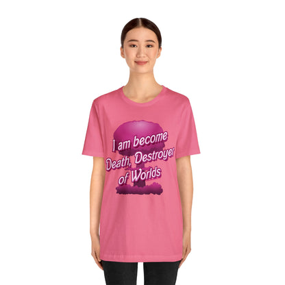 Barbenheimer Pink Iconic Doll Nuke Explosion Tee - Differently Normal - Wallace Print Solutions