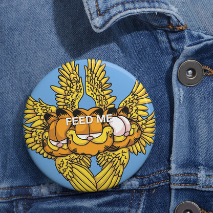 Captain AFAB - Biblically Accurate Fat Cat Pin Button